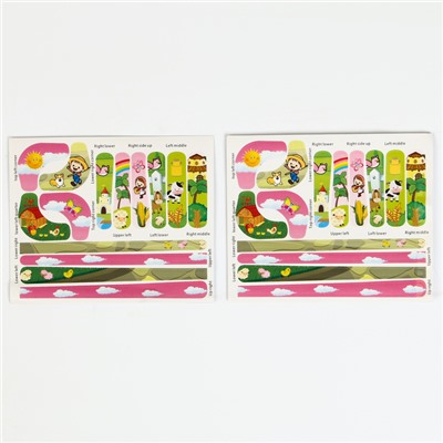 Игровой набор лабиринт «Радужная деревня», маркерная доска, 2×36×27.5 см