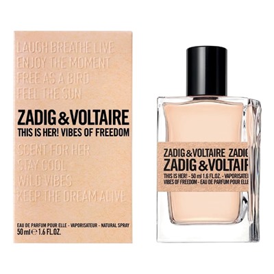 ZADIG & VOLTAIRE THIS IS HER VIBES OF FREEDOM edp (w) 50ml