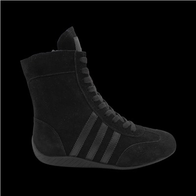 Ботинки из натуральной кожи P-MR22-1 черные