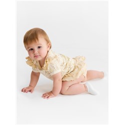 Комплект для девочки (футболка и шорты) детский MINAKU Nature, рост 80-86 см, бежевый