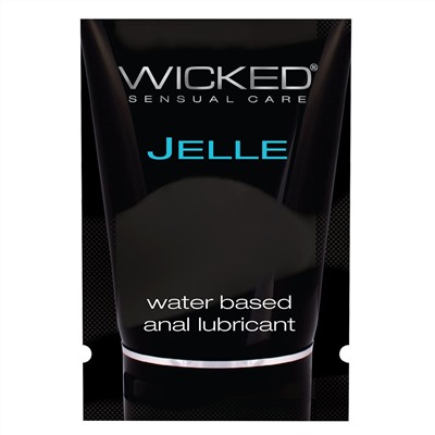 Анальный лубрикант Wicked Jelle на водной основе - 3 мл.