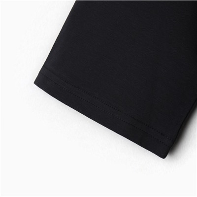 Футболка детская однотонная MINAKU Basic line, цвет графит, рост 116 см