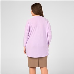Туника, трикотаж, лавандовый