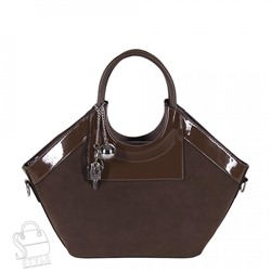 Сумка женская  5505-80FRAA coffee Farfalla Rosso
