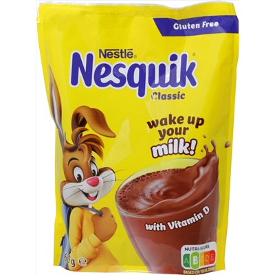Nesquik. Какао растворимый 600 гр. мягкая упаковка
