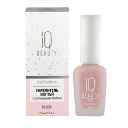 IQ Beauty Укрепитель для ногтей с коллоидным золотом / Gold Hardener Blush, 12,5 мл KRISTALLER, 1110597