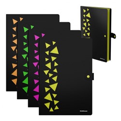 Папка  4 отд. на кнопке  А4 61210 Matt Accent ErichKrause