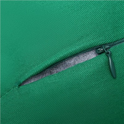 Подушка декоративная «Этель», 45×45±1 см, 100% хлопок, зелёная