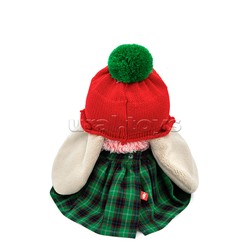 Зайка Ми в шапке со снежинкой (малый)