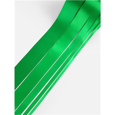 Атласная лента, набор 5 шт., 6/10/20/40/50 мм, 23±1 м, зелёная №19