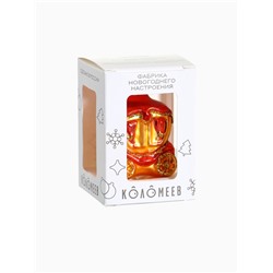 Ёлочное украшение «Карета» h=6 см