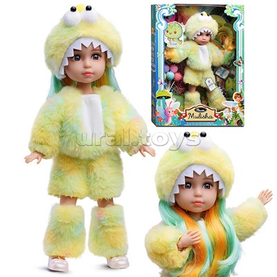 Кукла "Лика" в костюме дракоши, в коробке