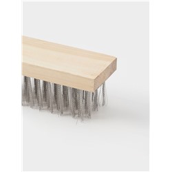 Щётка для пола с металлической щетиной, 30 см