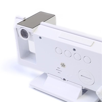 Часы-будильник электронные настольные с проекцией на потолок, 18.4×7.5 см, зеленая индикация