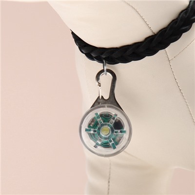 Световой маячок «Сфера», 3 режима свечения, пластик, металл, прозрачный