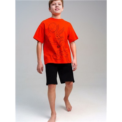 Комплект трикотажный для мальчиков: фуфайка (футболка), шорты