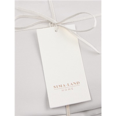 Простыня на резинке 1.5-спальная SL Home Beige, 140×200+30 см, сатин