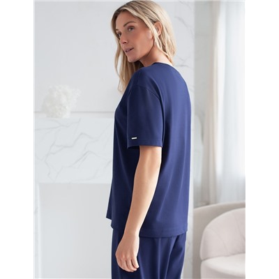 VILATTE Футболка D49.136