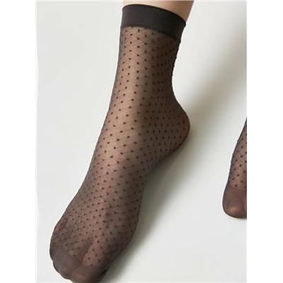 Полиамидные CONTE FANTASY 20 Носки в горошек