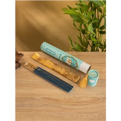 Благовония в тубусе «Сила цветов», 30 штук с деревянной подставкой