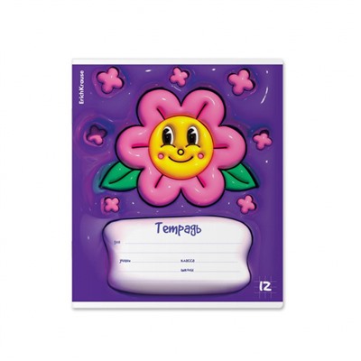 Тетрадь  12л клетка "Bouncy" 63250 ErichKrause