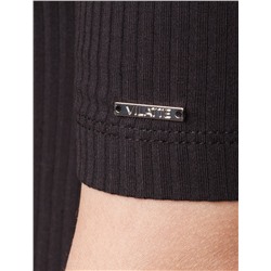 Джемпер из трикотажа в широкий рубчик