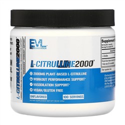 EVLution Nutrition, L-CITRULLINE2000, 200 г (7,5 унции)