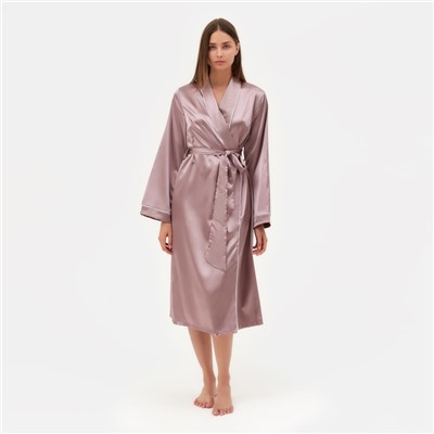 Халат домашний женский MINAKU: Light touch, фиолетовый, размер 48