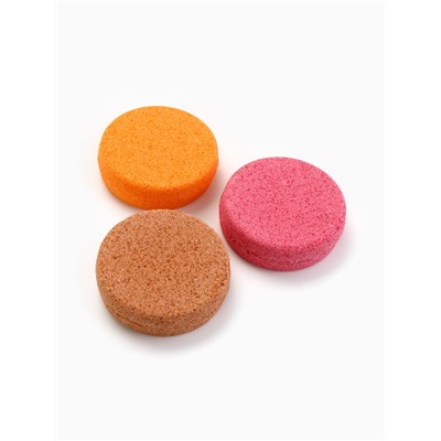 Бомбочки для ванны, аромат: глинтвейн, печенье и тыква, набор 3×100 г, Ural Lab