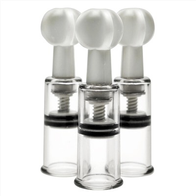 Набор из 3 помп для клитора и сосков Max Twist Clit and Nipple Triple Sucker Set