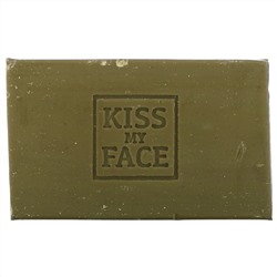 Kiss My Face, Мыло с чистым оливковым маслом, без отдушек, 8 унций (230 г)