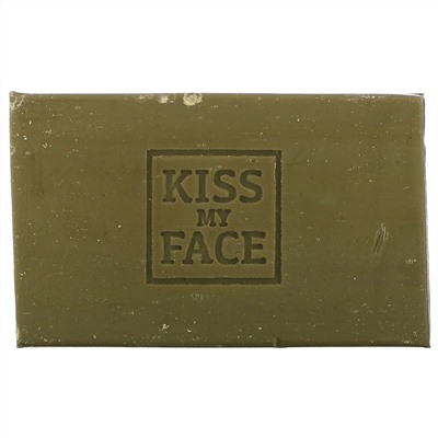 Kiss My Face, Мыло с чистым оливковым маслом, без отдушек, 8 унций (230 г)