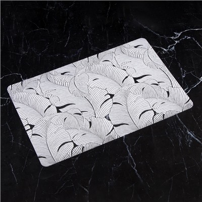 Салфетки сервировочные на стол «Мираж», 4 шт., 30×45 см, белые