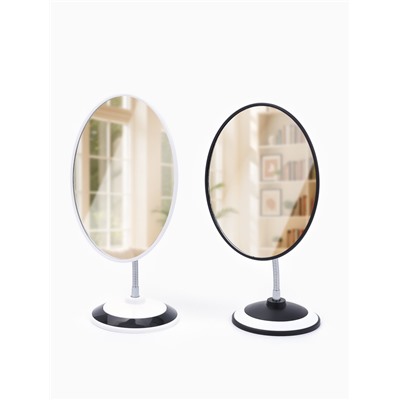 Зеркало настольное, овальное, на гибкой ножке, 16×29 см, (15.2×18.7 см), МИКС