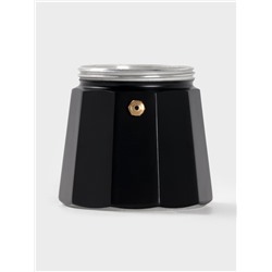 Кофеварка гейзерная Доляна Alum black, на 6 чашек, 300 мл, цвет чёрный