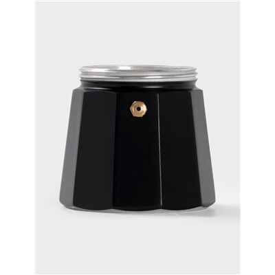 Кофеварка гейзерная Доляна Alum black, на 6 чашек, 300 мл, цвет чёрный
