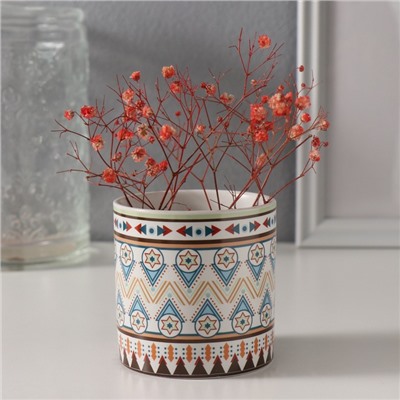 Вазон керамика «Сканди» 200 мл 7.3×7.3×7.3 см