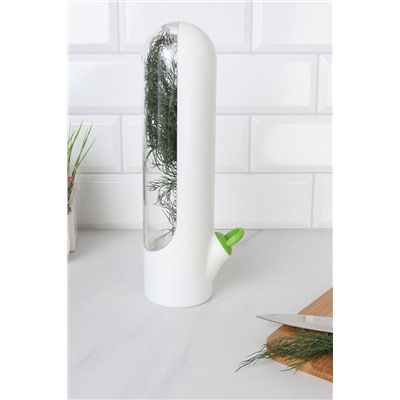 Контейнер для хранения зелени в холодильнике 25 см, пластик / 881-010 /