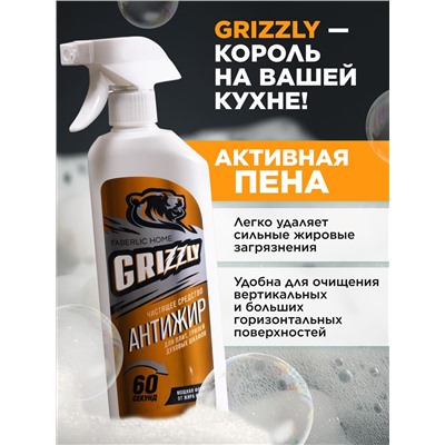 Чистящее средство для кухни «Антижир» Grizzly
