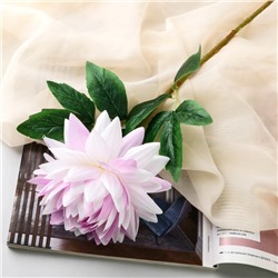 Цветы искусственные «Бегония» премиум, 14×60 см, сиренево-белые