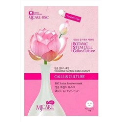 MIJIN Маска тканевая с экстрактом лотоса / MJ Care BSC Lotus Essence Mask, 25 г KRISTALLER, 1110066