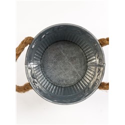 Кашпо «Ведёрко Фрейя», 11.5×11.5×10.5 см