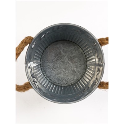 Кашпо «Ведёрко Фрейя», 11.5×11.5×10.5 см