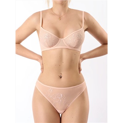 Minimi Бюстгальтер Mi 3172L ARCANO Бюстгальтер Мягкая чашка (вышивка на сетке с вертикальной вытачкой)