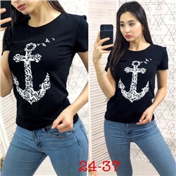 футболка с принтом