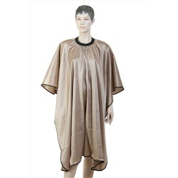 Dewal Пеньюар для стрижки «Глянец» AA04Gold, 128 х 146 см, золотистый KRISTALLER, 1118428