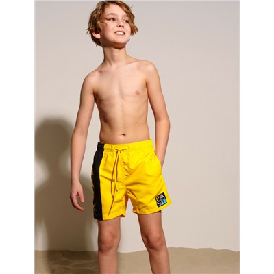 Шорты текстильные плавательные для мальчиков, средней длины