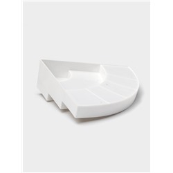 Подставка для специй 3 яруса Griten, угловая, 30×30×8.7 см, белая