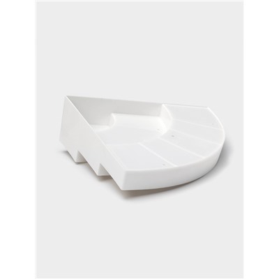 Подставка для специй 3 яруса Griten, угловая, 30×30×8.7 см, белая