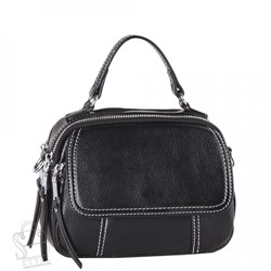 Сумка женская кожаная 8717VG black Vitelli Grassi